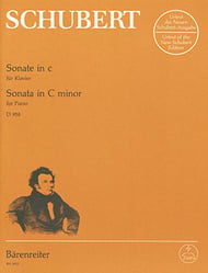 Sonata in C Minor, D. 958 piano sheet music cover Thumbnail